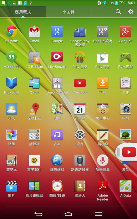 LG G Tablet 8.3 開箱分享 一手掌握的旗艦平板